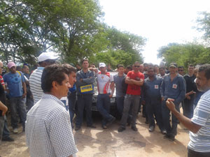 Ibar: Trabalhadores fazem paralisação de advertência