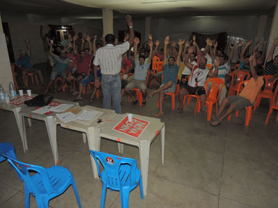 Trabalhadores da Vix Logística poderão entrar em greve