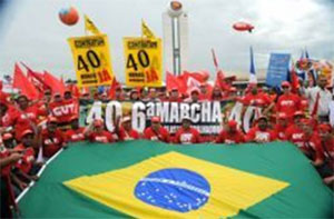 Em defesa dos direitos, salários e empregos: Todos a Brasília!