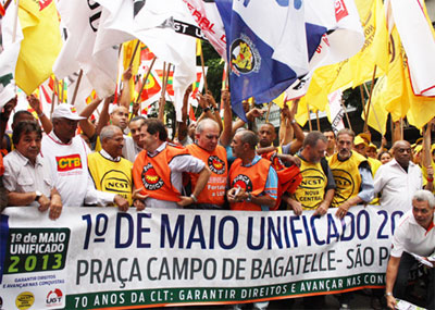 Comemorando os 70 anos da CLT, centrais lançam 1º de Maio Unitário em SP